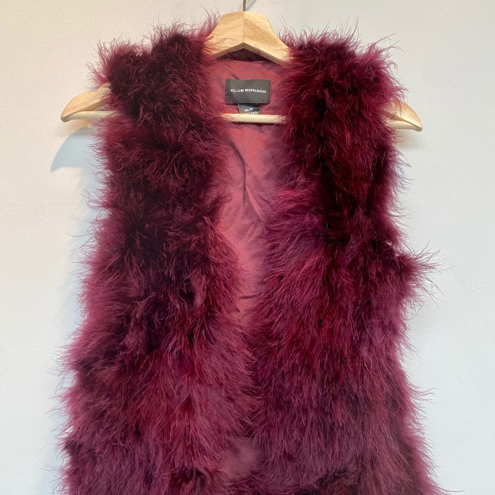 Club Monaco Feather Vest